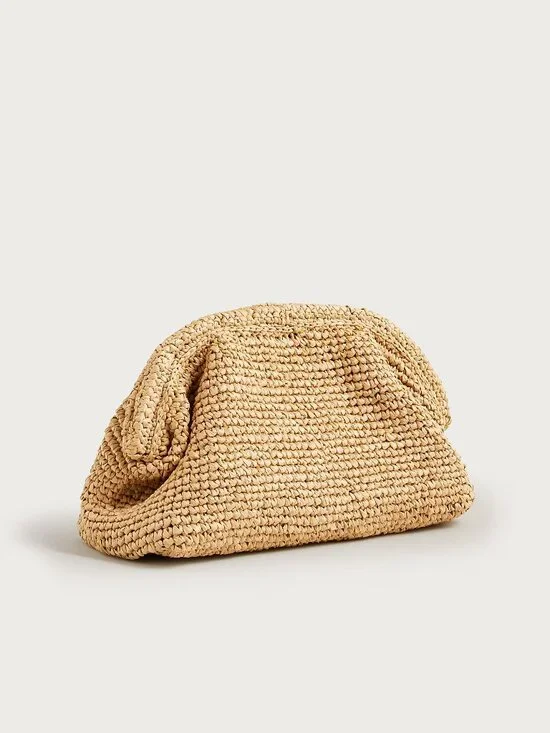 J. CREW Portofino Handknotted Clutch Handbag NWT - Picture 1 of 10